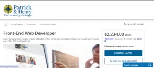 patrick and henry community college